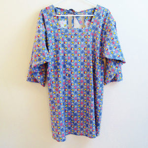Artist Utility Apron-Sleeves-Nautical Print-Ties